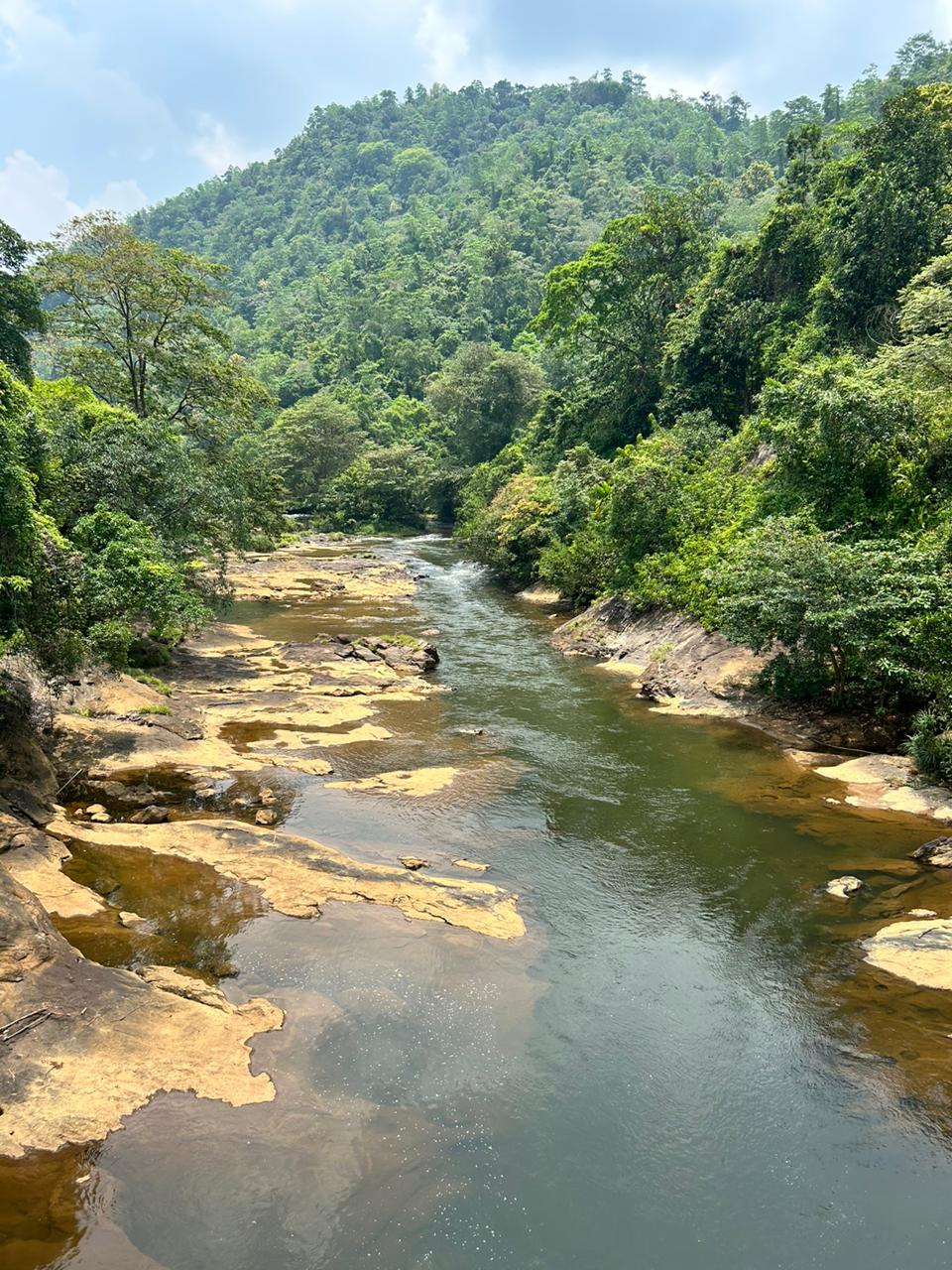 An image of a flowing river in Sri Lanka 